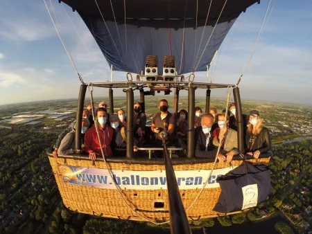 Ballonvaart boven Noord Holland vanaf Alkmaar