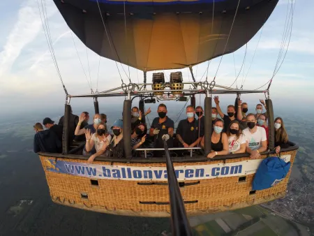 Ballonvaart met prive groep vanaf Nieuw Heeten