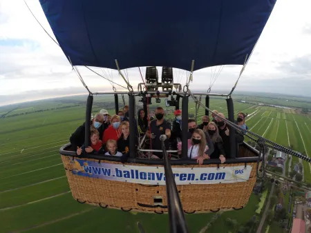 Ballonvaart Oudewater naar Benschop met BAS Ballon