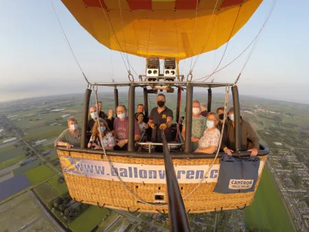Ballonvaart Alkmaar naar Opmeer met BAS