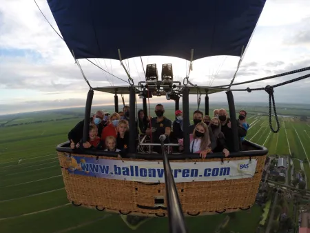 Ballonvaart Oudewater naar Benschop met BAS Ballon