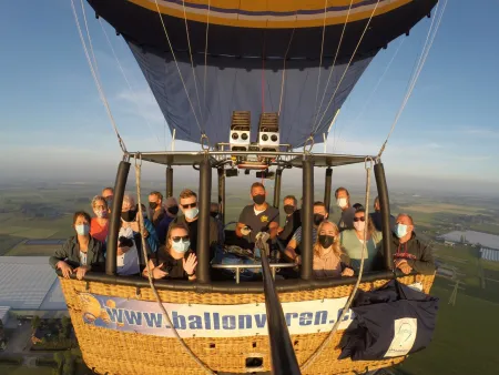 Ballonvaren vanaf Oudkarspel naar Zuidermeer