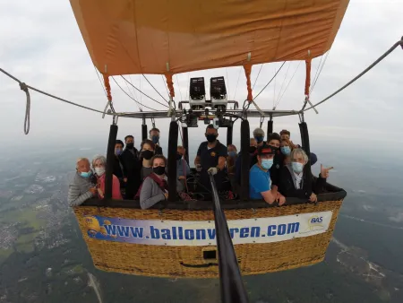 Ballon vaart Eindhoven naar Someren