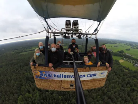 Ballonvaart vanaf het Gelderse Laren naar Hengelo