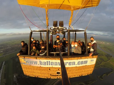 Ballonvaart Nieuwegein naar Buurmalsen met BAS ballon