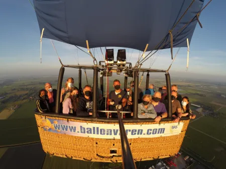 Ballonvaren vanaf Oudkarspel naar Zuidermeer