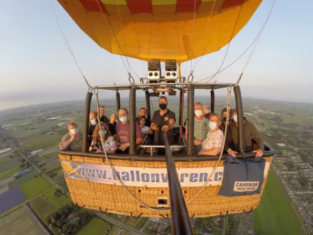 Ballonvaart Alkmaar naar Opmeer met BAS