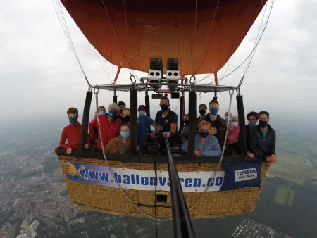 Ballon vaart Eindhoven naar Someren