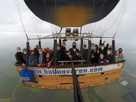 Prive ballonvaart Meteren naar Maurik