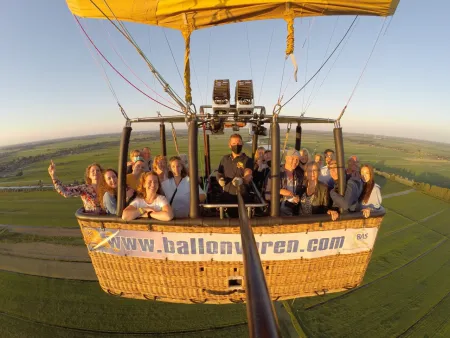 Ballonvlucht uit Woerden naar Ottoland