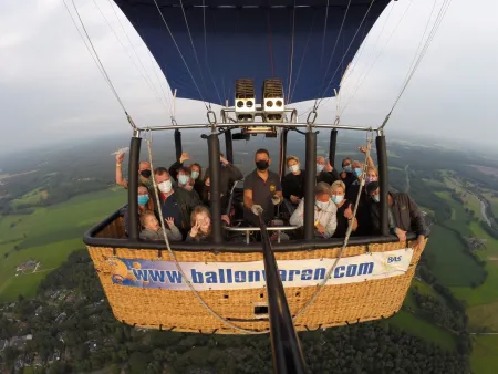 Ballonvaart Ommen naar Lemele met BAS Ballon