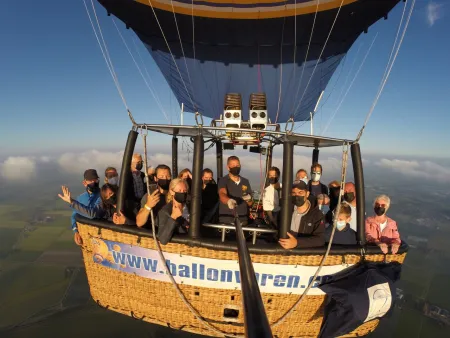 Ballonvaart Warmenhuizen naar Nwe Niedorp