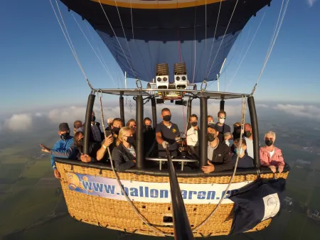 Ballonvaart Warmenhuizen naar Nwe Niedorp