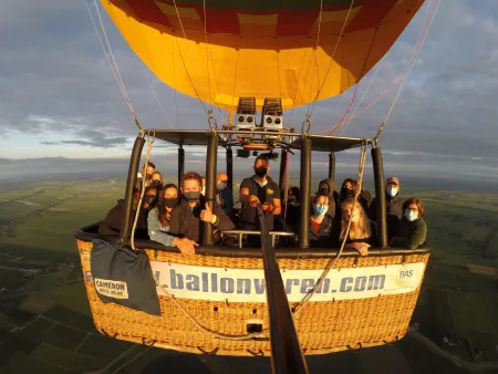 Ballonvaart Nieuwegein naar Buurmalsen met BAS ballon