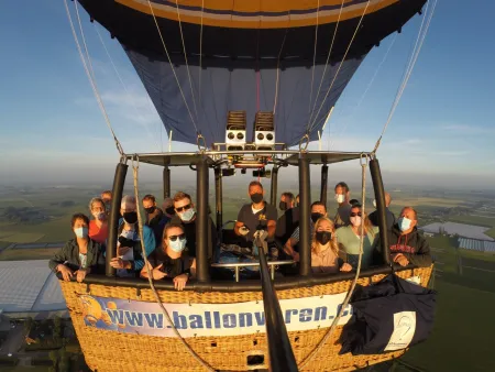 Ballonvaren vanaf Oudkarspel naar Zuidermeer