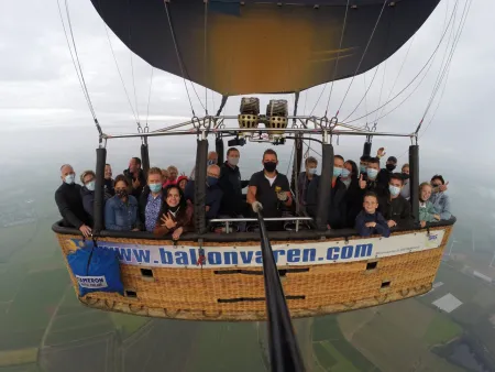 Prive ballonvaart Meteren naar Maurik