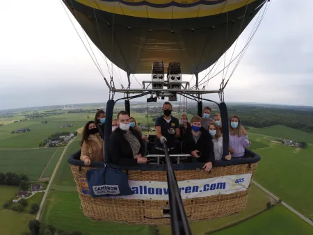 Ballonvaart Doetinchem naar Kleve in Duitsland