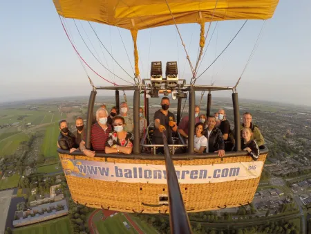 Ballonvaart Alkmaar naar Opmeer met BAS