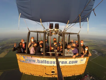 Ballonvaren vanaf Oudkarspel naar Zuidermeer