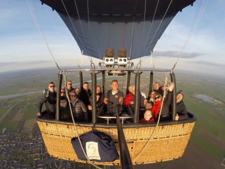 Ballonvaart vanaf Culemborg naar Wijk