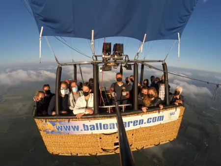 Ballonvaart Warmenhuizen naar Nwe Niedorp