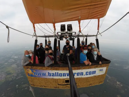 Ballon vaart Eindhoven naar Someren