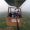 Ballonvaart met familie Slief van Loenen naar Laren