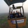 Ballonvaart met familie Slief van Loenen naar Laren