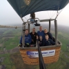 Ballonvaart met familie Slief van Loenen naar Laren