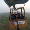 Ballonvaart met familie Slief van Loenen naar Laren