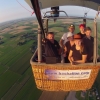 Blokhutwinkel luchtballon boven Noord Holland