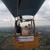 Huwelijks aanzoek in een Luchtballon boven Deventer