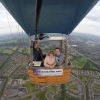 Huwelijks aanzoek in een Luchtballon boven Deventer