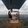 Huwelijks aanzoek in een Luchtballon boven Deventer