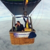 Huwelijksaanzoek in Luchtballon